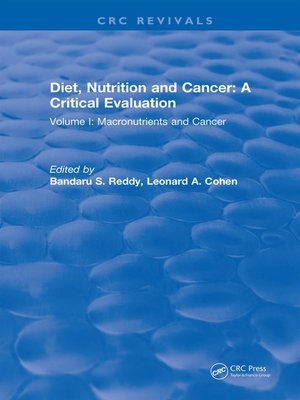 cover image of Diet, Nutrition and Cancer